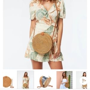 Amerii Ata Bag Large Round Woven Purse